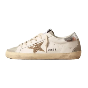 Super Star White Ice Gray Gold Glitter (women)