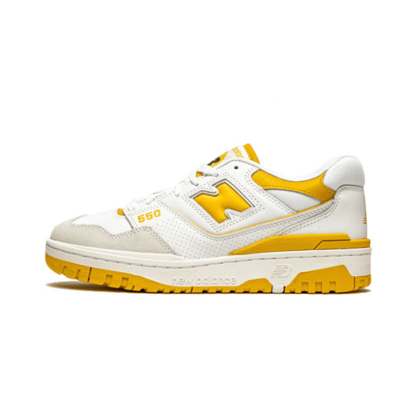 New Balance 550 Sea Salt Varsity Gold