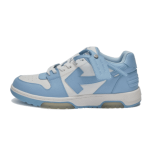 "OOO" Calf Leather Light Blue