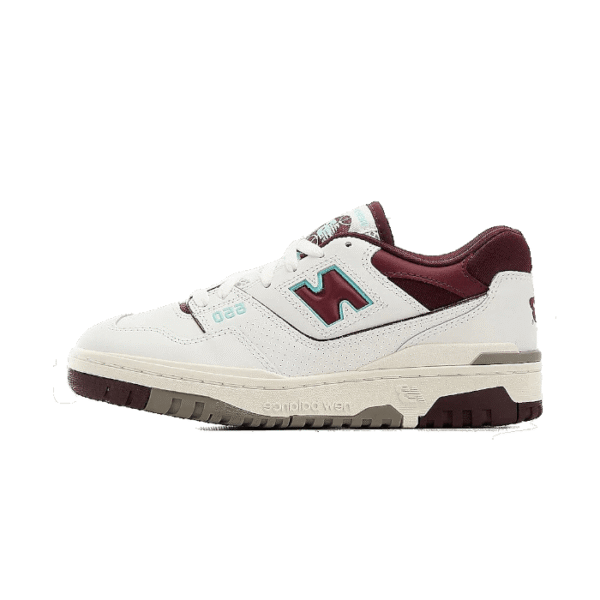 New Balance 550 Burgundy Cyan